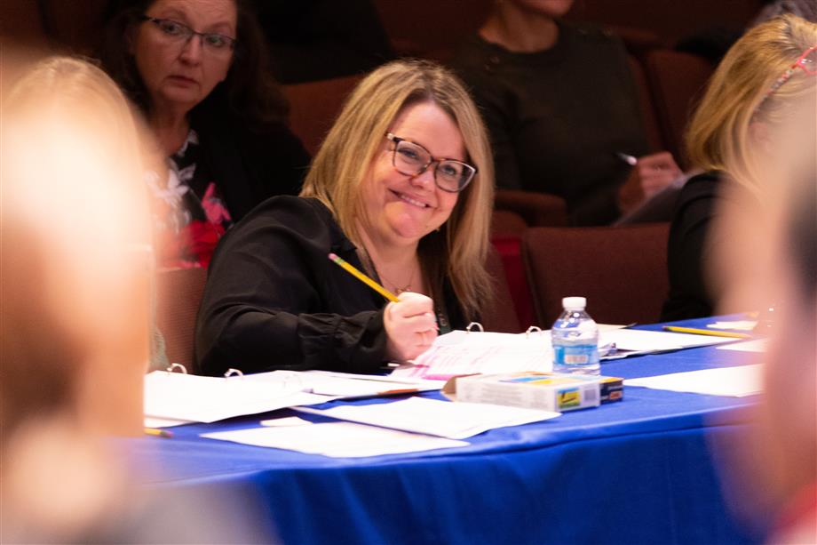 Chandler Unified Spelling Bee judge